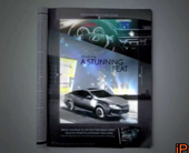 Самая интерактивная печатная реклама для нового Lexus ES 2013 года